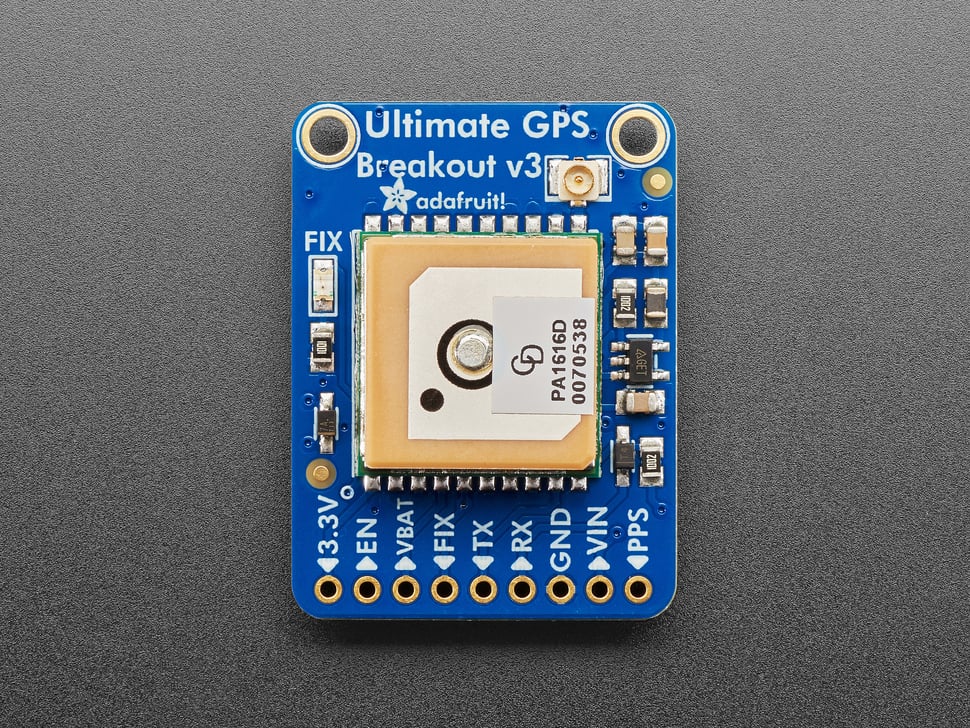 Adafruit Ultimate GPS Breakout GLONASS + GPS - PA1616D - RobotLab, robotique Maroc